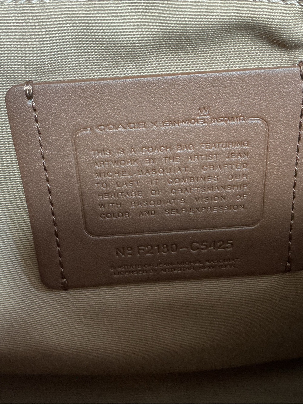 COACH x Basquiat Famous Messenger Bag C5425 - Picture 2 of 16